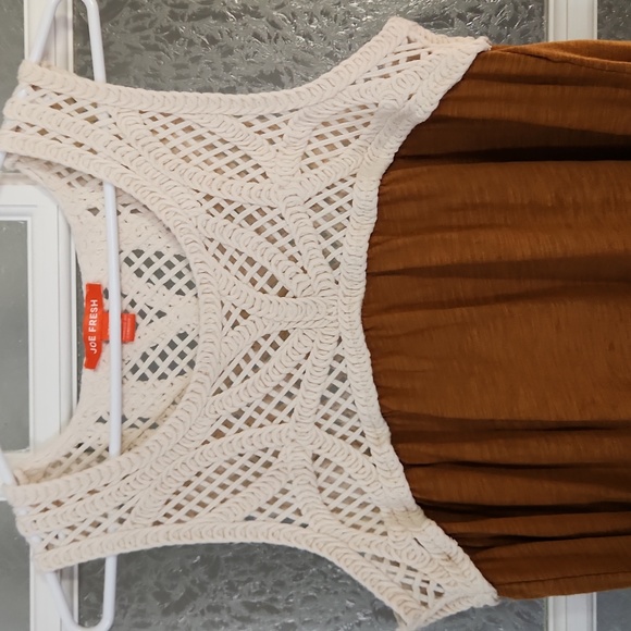 Joe Fresh Dresses & Skirts - COPY - Crochet top Dress / 100 % Cotton